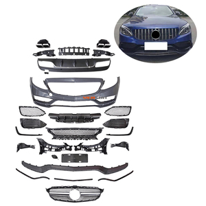 Auto partes W205 <span class=keywords><strong>tuning</strong></span> bodykit para Mercedes Benz C63 W205 parachoques delantero con rejilla - Product Image 6
