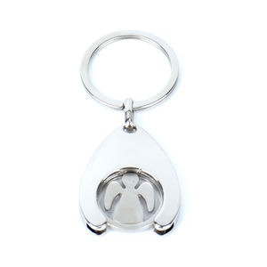 Tùy chỉnh Hợp kim kẽm sang trọng thời trang không thấm nước khuyến mại Token <span class=keywords><strong>Keychain</strong></span> cho siêu thị giỏ hàng mở khóa & công ty sự kiện - Product Image 6