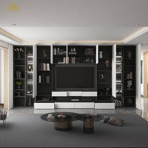 Современный дизайн, деревянная медиаконсоль, мебель для гостиной, напольный ТВ-шкаф с подставкой, настольный ТВ-блок, плавающий шкаф - Product Image 6