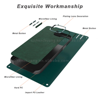 Vente en gros d'étuis en cuir personnalisés étuis de téléphone pour iPhone 12 13 Pro Max Mini pour iPhone 16 Plus étui