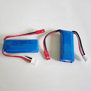 공급 601844 2S 7.4V 450mAh 20C 충전식 lipo 배터리 rc 리튬 이온 배터리 - Product Image 4