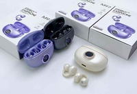 Dukungan LOGO OEM M97 klip telinga konduksi udara earbud olahraga anting modis earphone nirkabel sejati dengan 360 ° suara spasial M97