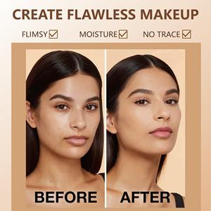 Peau blanche sous les yeux Correcteur imperméable à l'eau Couverture complète Faible quantité minimale de commande Vegan Sans cruauté au visage Correcteur liquide mat - Product Image 3
