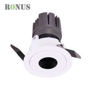 Commerciale <span class=keywords><strong>LED</strong></span> Dimming Showroom MR16 10w COB Spot Down Light incasso nero faretto - Product Image 5