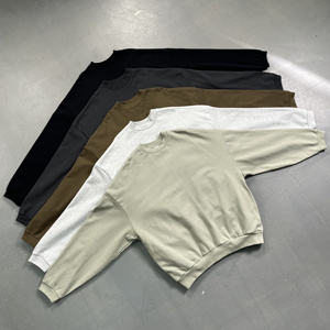 เสื้อสเวตเชิ้ตโอเวอร์ไซส์ผ้าฝ้าย 100% แบบมีฮู้ด ปักลาย มีกระเป๋าซ่อนด้านข้าง  สำหรับฤดูใบไม้ร่วงและฤดูหนาว  รุ่นใหม่  ใส่ได้ทั้งชายและหญิง  ขายส่ง - Product Image 3