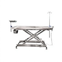 Table d'opération chirurgicale électrique thermostatée pour animaux de compagnie, en acier inoxydable 304, lit d'examen réglable en hauteur, qualité hospitalière, pour dissection ACS