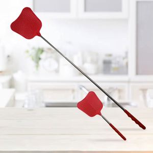<b>Fly</b> <b>Swatter</b> Stainless Steel Manual Long Handle Plastic Mesh Mosquito <b>Swatters</b> - Product Image 4