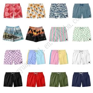 Fashion Stretch Waist Casual <b>Shorts</b> Waist Printing Beach Stripe Swim Trunk Beach <b>Shorts</b> - Product Image 3