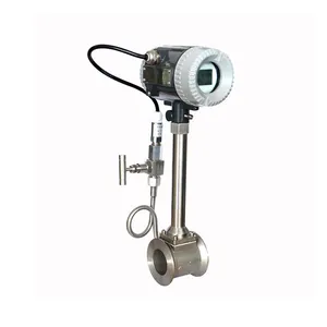 Taijia Stainless steel 304 tube measuring instruments gas/steam vortex flow meter lower price