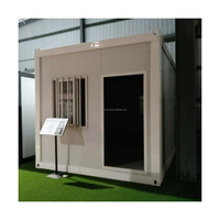 Maison conteneur pliable contemporaine de 40 pieds à assemblage rapide pour l'hébergement sur grands sites