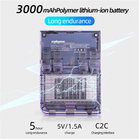 MIYOO Mini + PLUS V3 3.5 ''pouces rétro Console de jeu portable Open Source Mini Plus classique jeu vidéo cadeau sac de rangement