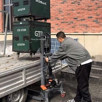 Nouveau transpalette élévateur portable détachable 300 kg 1,6 m pour l'éclairage de scène et les enceintes, idéal pour le chargement et le déchargement de marchandises sur minivan