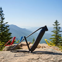 Cadre de vélo électrique tout-terrain KALOSSE en alliage d'aluminium avec batterie intégrée, cadre de vélo électrique 29 pouces, dérailleur arrière 135 mm