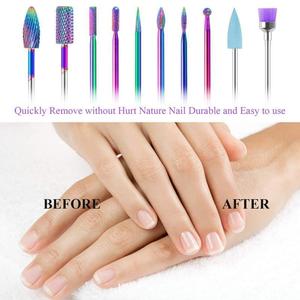 10 in 1 Electric Nail <b>Drill</b> Bit Kit Large Barrel Safety Bits for Gel Removal Manicure Pedicure - Product Image 4