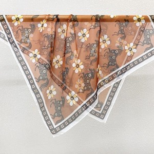 Écharpe carrée <span class=keywords><strong>en</strong></span> <span class=keywords><strong>soie</strong></span> marron multifonctionnelle pour <span class=keywords><strong>femme</strong></span>, 70 x 70 cm, <span class=keywords><strong>en</strong></span> polyester, tendance quatre saisons, vente chaude - Product Image 1