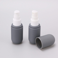Flacon pulvérisateur cylindrique mat en PET de 40 ml, anti-fuite, avec logo personnalisé, pour crème solaire, tonique, soins de la peau, cosmétiques