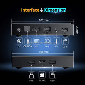 Belink X96 NEX Amlogic S905Y5 décodeur Android 14 2.4g 5g double Wifi 6 BT 8k TV Box 4gb Ram 32gb Rom OTT TV BOX X96NEX - Product Image 5