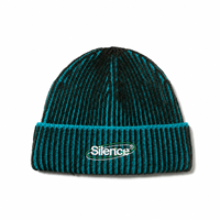Gorro de Punto Acanalado Bordado de Lujo, Diseño de Moda, Cálido para Invierno, Unisex