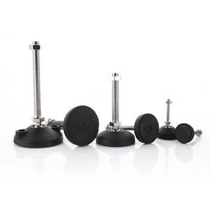 <span class=keywords><strong>Pieds</strong></span> de meubles réglables en nylon noir, vente spéciale - Product Image 4