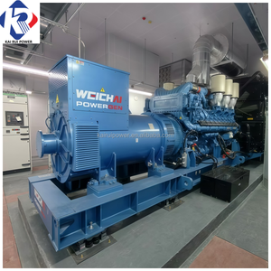 KR hfo 15 mW nhà máy điện Máy phát điện diesel thiết lập với weichai Máy phát điện - Product Image 1