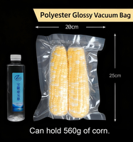 Sacs sous vide biodégradables 80x110 cm, en PE à motif embossé. Personnalisables et thermoscellables pour emballage alimentaire.