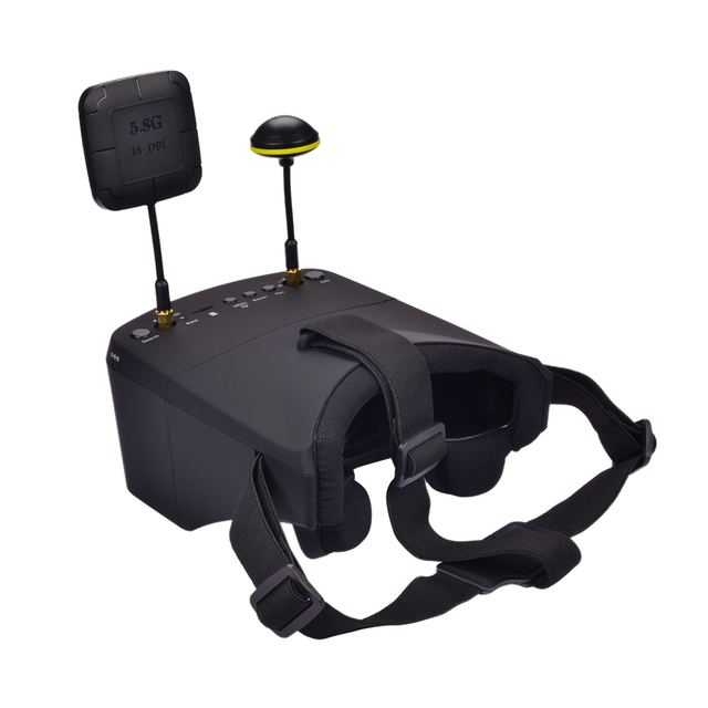 HAOYERC LS 800D Plastic Video Glasses 5.8G FPV Goggles Portable RC Built-in DVR for Compatible 100% Satisfaction Guaranteed