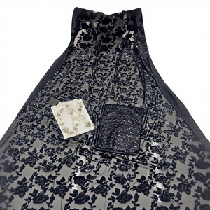 A.K.TRENDY COLECTION Ensemble 3 pièces en Spandex Écologique pour Femme, Broderie Florale, Style Luxe, Tenue Traditionnelle - Product Image 2