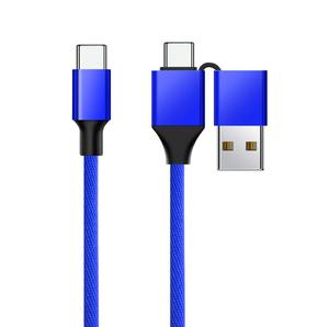 La policía de carga rápida de tipo C a tipo C usb <span class=keywords><strong>3</strong></span>,1 cable de 2m - Product Image 3