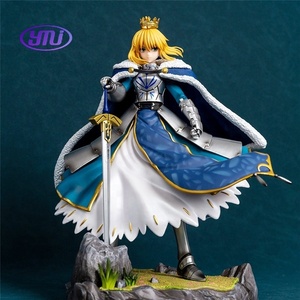 หุ่นดาบขนาด27ซม. <span class=keywords><strong>Fate</strong></span>/Grand ORDER <span class=keywords><strong>Saber</strong></span>/Altria Pendragon มีขนาด1/7ของเล่นหุ่นอะนิเมะหุ่นตุ๊กตาของขวัญสำหรับสะสม - Product Image 1