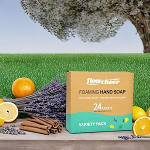 Tablette de <span class=keywords><strong>savon</strong></span> moussant <span class=keywords><strong>éco</strong></span>logique pour les mains, tablette effervescente, tablette de nettoyage zéro déchet, <span class=keywords><strong>savon</strong></span> liquide pour les mains rechargeable - Product Image 6