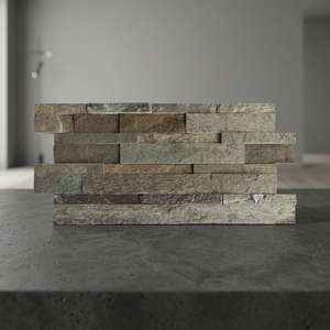 Revêtement mural en pierre naturelle 3D, échantillon de pierre naturelle, revêtement extérieur en pierre, revêtement intérieur en pierre, pierre décorative - Product Image 6
