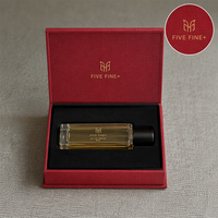 Boîte d'emballage de parfum de luxe sur mesure haut de gamme avec insert en EVA, boîte de parfum en papier texturé bleu fantaisie pour flacon de 100 ml