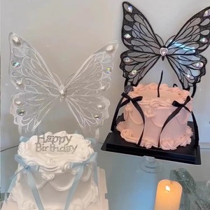 Đèn LED cánh bướm thêu bao bì trang trí cho bó hoa sinh nhật Hoa sắp xếp - Product Image 4