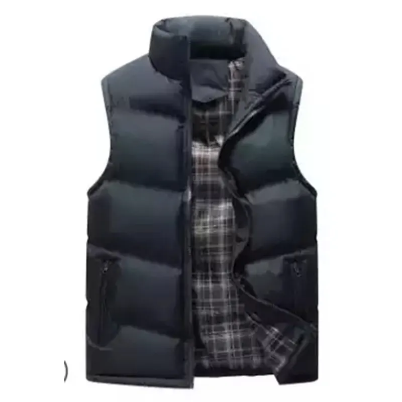 Зимний мужской новый корейский Повседневный хлопковый жилет большого размера, куртка, мужской жилет, одежда, теплый жилет, мужской жилет