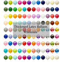 100 ballons épais de couleurs assorties pour l'anniversaire des enfants, arc-en-ciel, 12 pouces, décorations de fête colorées, ballons de fête en latex