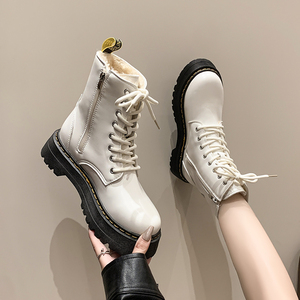 2024 hiver nouvelle jambe minceur augmenter Plus polaire semelle épaisse Midtube chaud coton chaussures bottes pour femmes - Product Image 3