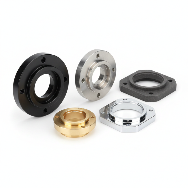 High-Precision CNC Machined Optical Lens Adapter Flange Mount for Industrial Imaging Systems and Camera Integration