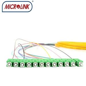 Fibra óptica SC UPC APC modo único G652D G657A 0,9mm 2mm 3mm OS2 fo12 fibra óptica Pigtail SC 12 Core fibra pigtail - Product Image 3