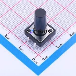 K2-1103DP-Z4SW-04 Tactile Switch Through hole Component (THT)-4P,12x12mm Switch 2.5N Through Hole 12mm 12mm - Product Image 1
