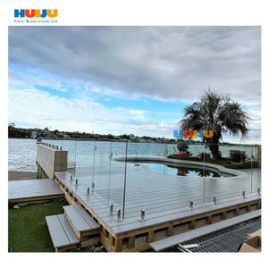 HJ House <span class=keywords><strong>Clôture</strong></span> moderne en <span class=keywords><strong>plexiglas</strong></span> en acier inoxydable Main courante de <span class=keywords><strong>piscine</strong></span> Conception de rampe en verre trempé montée au sol - Product Image 6