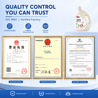 Logo OEM Détergent à lessive écologique de haute qualité 5L Savon au parfum frais Détergent liquide adoucissant haute densité pour le lavage des vêtements