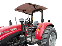 Tracteur agricole 4x4 neuf de 80 CV à moteur diesel avec auvent pare-soleil pour l'exportation