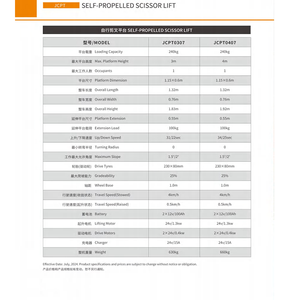 Plateforme élévatrice mobile électrique à ciseaux, prix du moteur électrique, plateforme de travail en hauteur, plateforme élévatrice fixe - Product Image 5