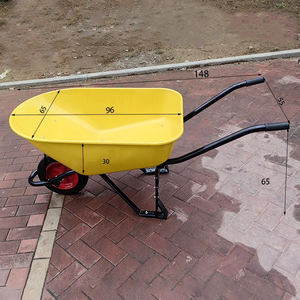 Monocycle épaissi chantier de construction agricole brouette transport léger ordures ménagères chariot chariot de manutention - Product Image 6