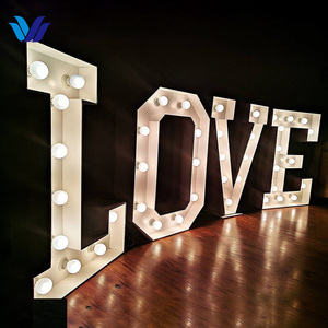 Letras Luminosas LED HONGSEN con la Palabra LOVE, Bombillas Grandes con Números para Decoración de Bodas, Interior/Exterior, para Centros Comerciales y Parques - Product Image 2