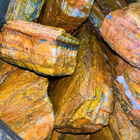 Batu mentah Pietersite alami, batu piretersite kuning kualitas tinggi digunakan untuk dekorasi