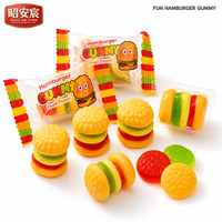 Hamburger Gummy Candy's QQ Jelly Dranken Glucose Meerkleurig 250g/500g Zak Groothandel OEM/ODM Maatwerk