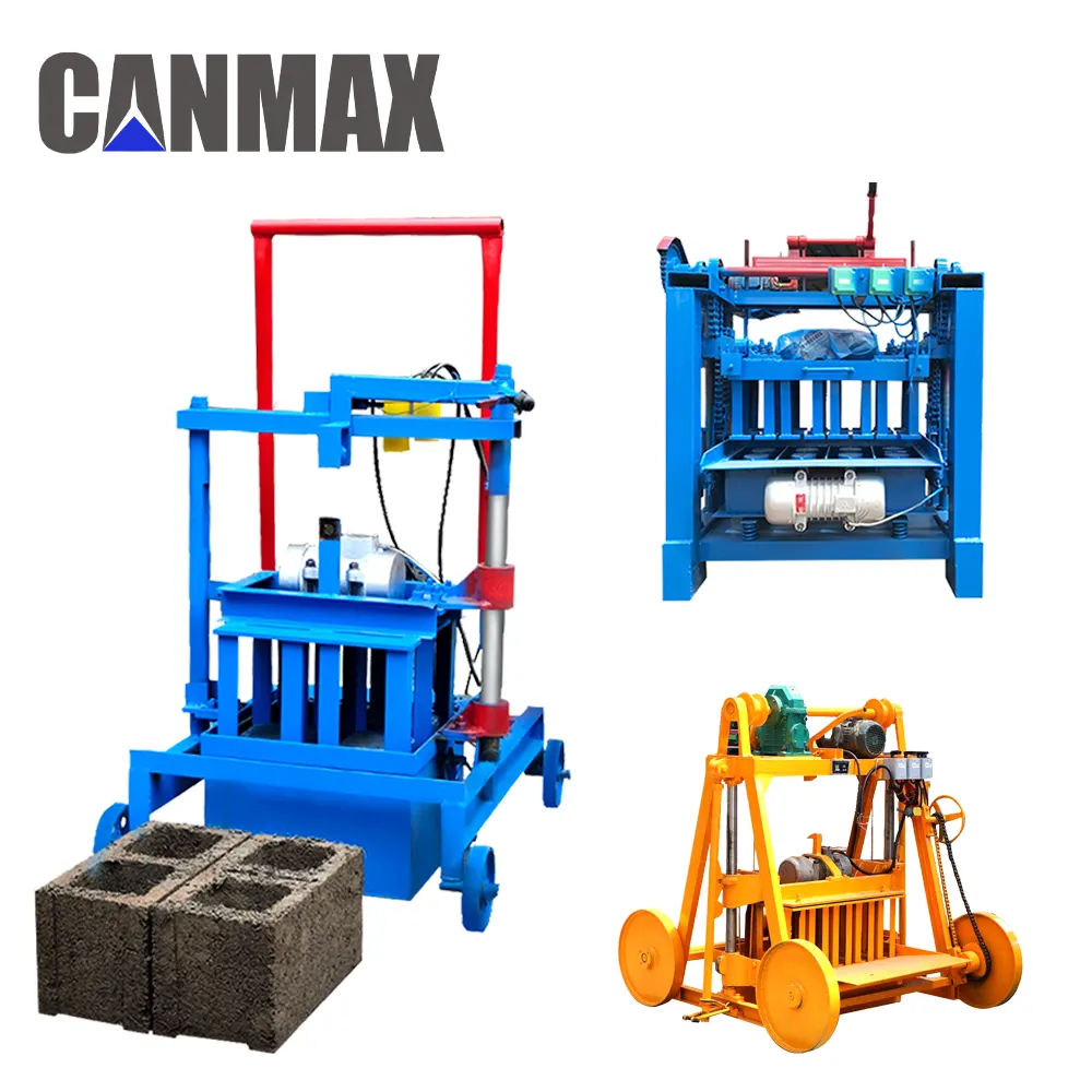 Cnamax Holle Cement Beton Volautomatische Blokvormmachine/Kleine Semi-Automatische Baksteenmachines Prijs