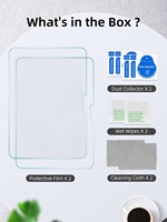 Lot de 2 protections d'écran en verre trempé HD transparent pour iPad Pro 13 2025, Air 11, 10e génération, 10.9, 10.5, 10.2, Mini 7, 8.3 pouces