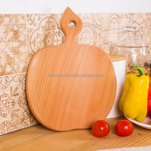Tabla de Quesos con Forma de Manzana, Tabla de Madera para Cortar Pan y Charcutería, Tabla de Cortar Grande de Madera - Product Image 2